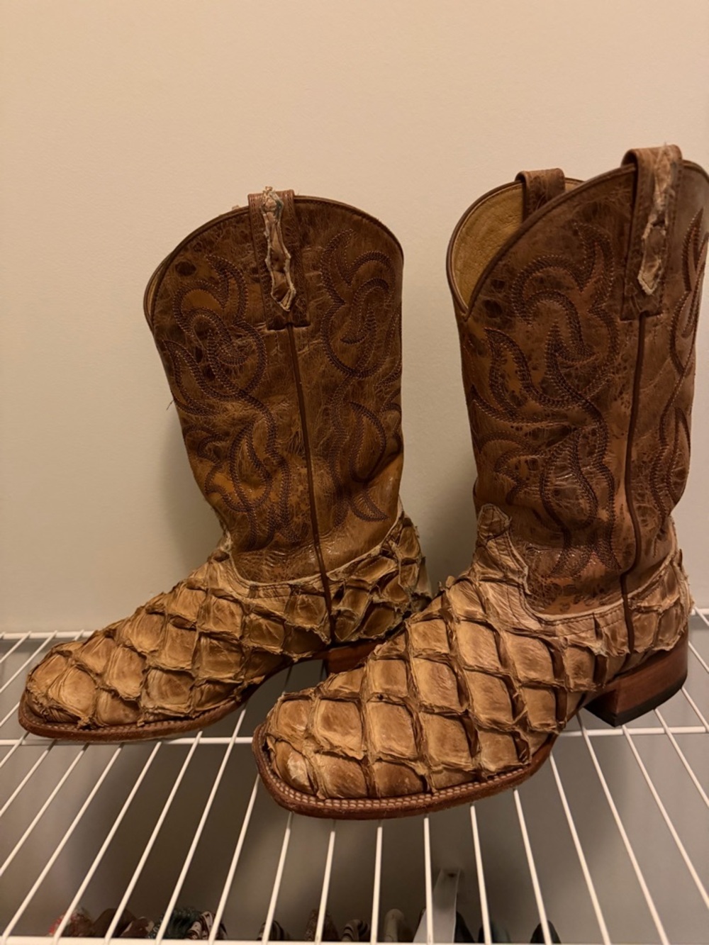 Cody James Fish Skin Boots